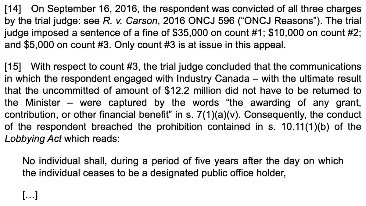 R. v. Carson, 2019 ONCA 396, para. 15. The marked passage is the one the caption describes.
