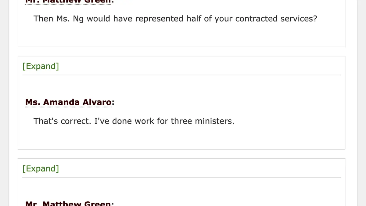 Evidence No. 57, 44th Parliament, 1st Session, 10 February 2023