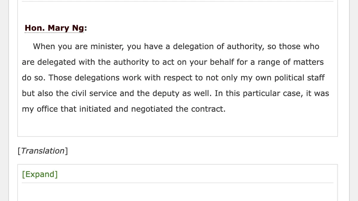 Evidence No. 57, 44th Parliament, 1st Session, 10 February 2023