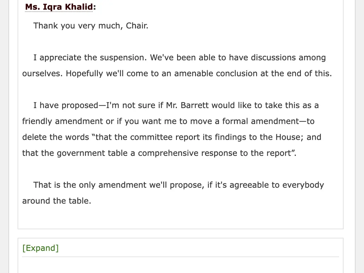 Evidence No. 54, 44th Parliament, 1st Session, 31 January 2023