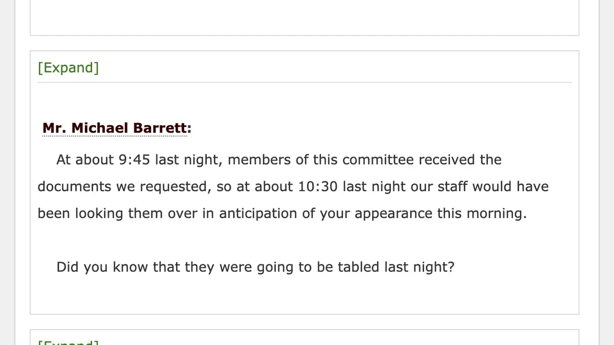 Evidence No. 57, 44th Parliament, 1st Session, 10 February 2023
