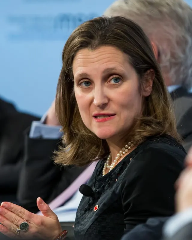 Chrystia Freeland, Munich Security Conference, Feb 16, 2018
